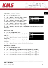 Preview for 11 page of KMS CAN display Manual For Installation And Setup
