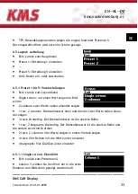 Preview for 33 page of KMS CAN display Manual For Installation And Setup