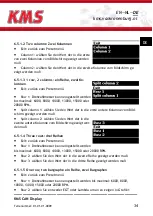 Preview for 34 page of KMS CAN display Manual For Installation And Setup