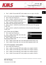 Preview for 35 page of KMS CAN display Manual For Installation And Setup