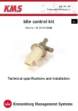 Предварительный просмотр 3 страницы KMS Idle control kit Manual For Installation And Setup