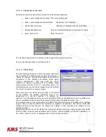 Предварительный просмотр 57 страницы KMS MD35 Manual