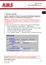 Предварительный просмотр 10 страницы KMS Sequential driver Manual For Installation And Setup