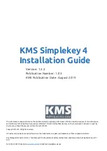 Предварительный просмотр 1 страницы KMS Simplekey 4 Installation Manual