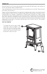 Preview for 8 page of KMS Warm-Living WL-3DSTOVE19 Assembly Instructions Manual