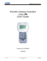 KMW Communications PAC-I User Manual preview