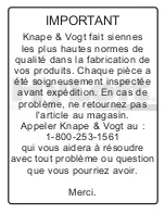 Preview for 11 page of Knape & Vogt 817743010315 Manual