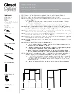 Preview for 2 page of Knape & Vogt Closet Culture 0300-KITA-2CN Installation Instructions Manual