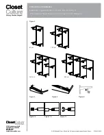 Preview for 5 page of Knape & Vogt Closet Culture 0300-KITA-2CN Installation Instructions Manual