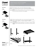 Предварительный просмотр 7 страницы Knape & Vogt Closet Culture 0300-KITA-2CN Installation Instructions Manual