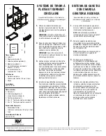 Preview for 2 page of Knape & Vogt KIDNEY-SHAPED LAZY SUSAN DRAWER SYSTEM Installation Instructions