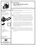 Knape & Vogt SDS-FR-28-CW Installation Instructions предпросмотр