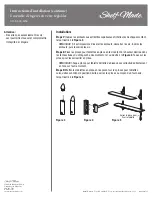 Preview for 4 page of Knape & Vogt Shelf Made 0132-524-GL2 Installation Instructions Manual