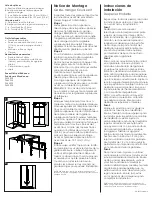 Предварительный просмотр 2 страницы Knape & Vogt Side-Mount Pantry Roll-Out Installation Instructions