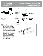 Предварительный просмотр 1 страницы Knape & Vogt Simply Put SP-BSC10-1-35-P Installation Instructions