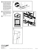 Предварительный просмотр 2 страницы Knape & Vogt Simply Put SP-BSC10-1-35-P Installation Instructions