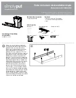 Предварительный просмотр 3 страницы Knape & Vogt Simply Put SP-BSC10-1-35-P Installation Instructions