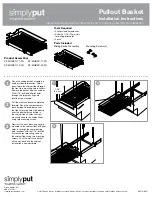 Knape & Vogt Simply Put SP-MUBSC-11-FN Installation Instructions preview