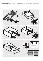 Предварительный просмотр 3 страницы Knape & Vogt Smart Slide Full Fit Power Assembly Instructions