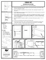 Knape & Vogt STACKKIT-R-BLK Installation Instructions Manual предпросмотр