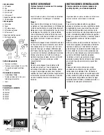 Предварительный просмотр 2 страницы Knape & Vogt TOP & BOTTOM MOUNTING WIRE FULL ROUND LAZY SUSAN Installation Instructions