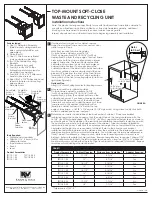 Knape & Vogt TSC15-1-35 Installation Instructions предпросмотр