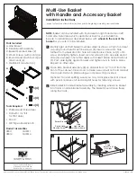 Preview for 1 page of Knape & Vogt USB11 Installation Instructions