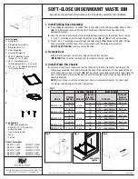 Knape & Vogt WUSC12-1-35 Instructions предпросмотр