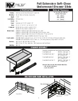 Knape&Vogt MUV+ Series Manual preview