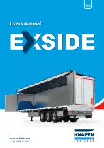 Knapen Trailers Exside User Manual preview