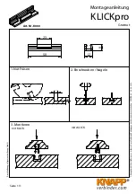 Preview for 3 page of knapp KLICKpro K060 Instruction Manual