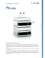 Preview for 1 page of Knauer Azura GPC Installation Manual