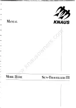 KNAUS SUN-TRAVELLER-TI 2004 Manual preview