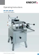 Предварительный просмотр 1 страницы KNECHT HV 207 Operating Instructions Manual