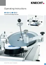 KNECHT HV 25-1 Operating Instructions Manual предпросмотр