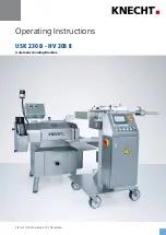 KNECHT USK 230 B - HV 208 II Operating Instructions Manual preview