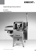 KNECHT W 200 II Operating Instructions Manual preview