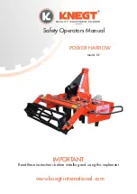 KNEGT LXG-130 Safety & Operator Manual предпросмотр