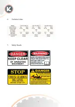 Preview for 14 page of KNEGT LXG-130 Safety & Operator Manual