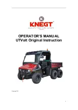 KNEGT UTVolt Operator'S Manual preview