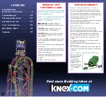 Предварительный просмотр 2 страницы K'Nex Doubledare Dueling Coaster Manual