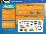 Preview for 2 page of K'Nex Imagine Build Play X BATTLERS SONIC SMASHER 10406 Manual