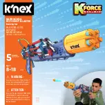 K'Nex K FORCE BARRACUDA ROTOSHOT BLASTER Manual предпросмотр