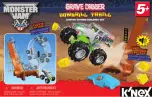 K'Nex Monster Jam GRAVE DIGGER DOWNHILL THRILL LIMITED EDITION BUILDING SET Manual preview