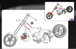 Предварительный просмотр 21 страницы K'Nex ORANGE COUNTY CHOPPERS AFTER BURNER BIKE Building... Manual