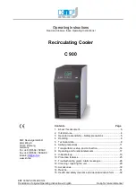 KNF C 900 Operating Instructions Manual preview