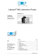 Preview for 1 page of KNF Laboport PM26285-811.18 Operating Instructions Manual