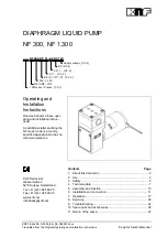 Preview for 1 page of KNF NF 1.300 Operating And Installation Instructions