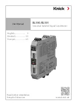 Knick BL590 User Manual preview