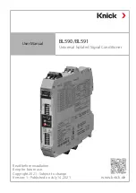 Предварительный просмотр 3 страницы Knick BL590 User Manual